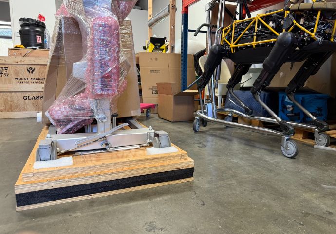 Shock Isolated Custom Crating System