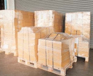 This is a heat treated wood shipping crate with a moisture vapor barrier bag w/ dessicant